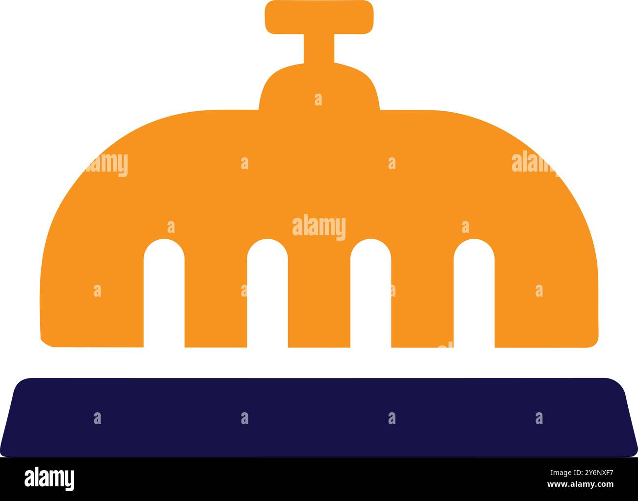 bell, hotel, ring, hotel bell icon Stock Vector