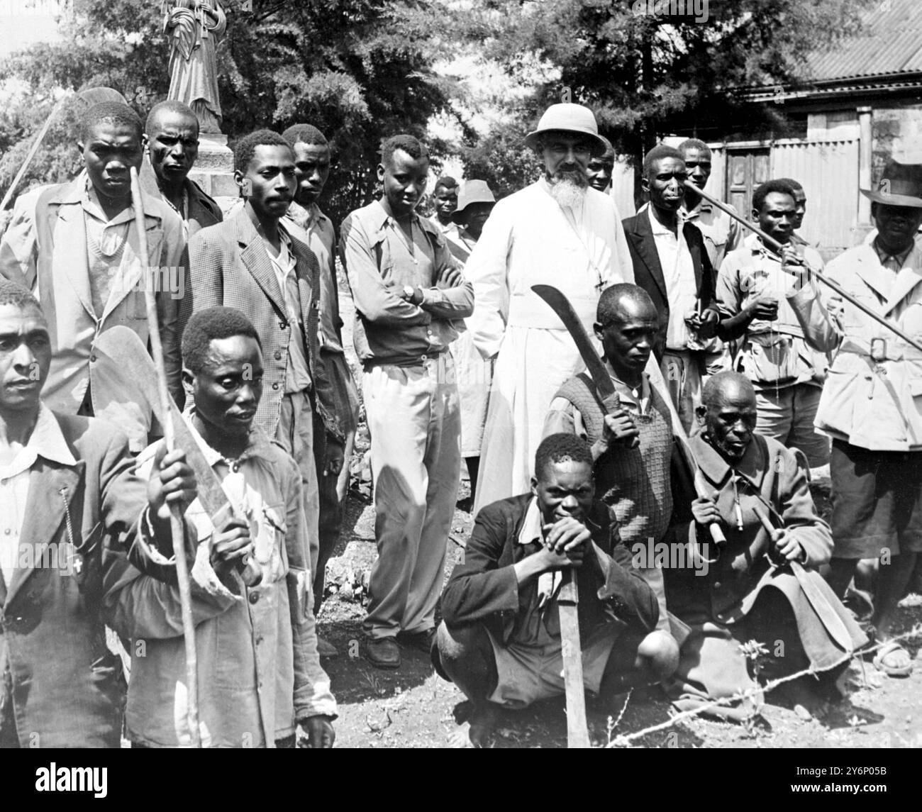 Kenya Catholic Mission organise home guard to fight Mau Mau: Father Kenya Catholic Mission organise home guard to fight Mau Mau: Father