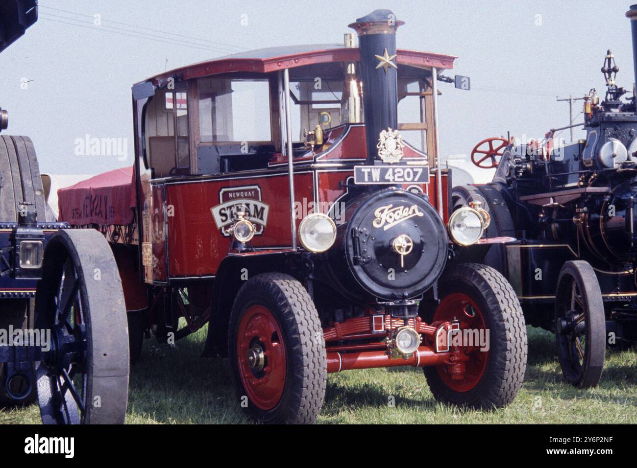 A steam rally held near Ashbourne, Derbyshire, in 1992 Stock Photo