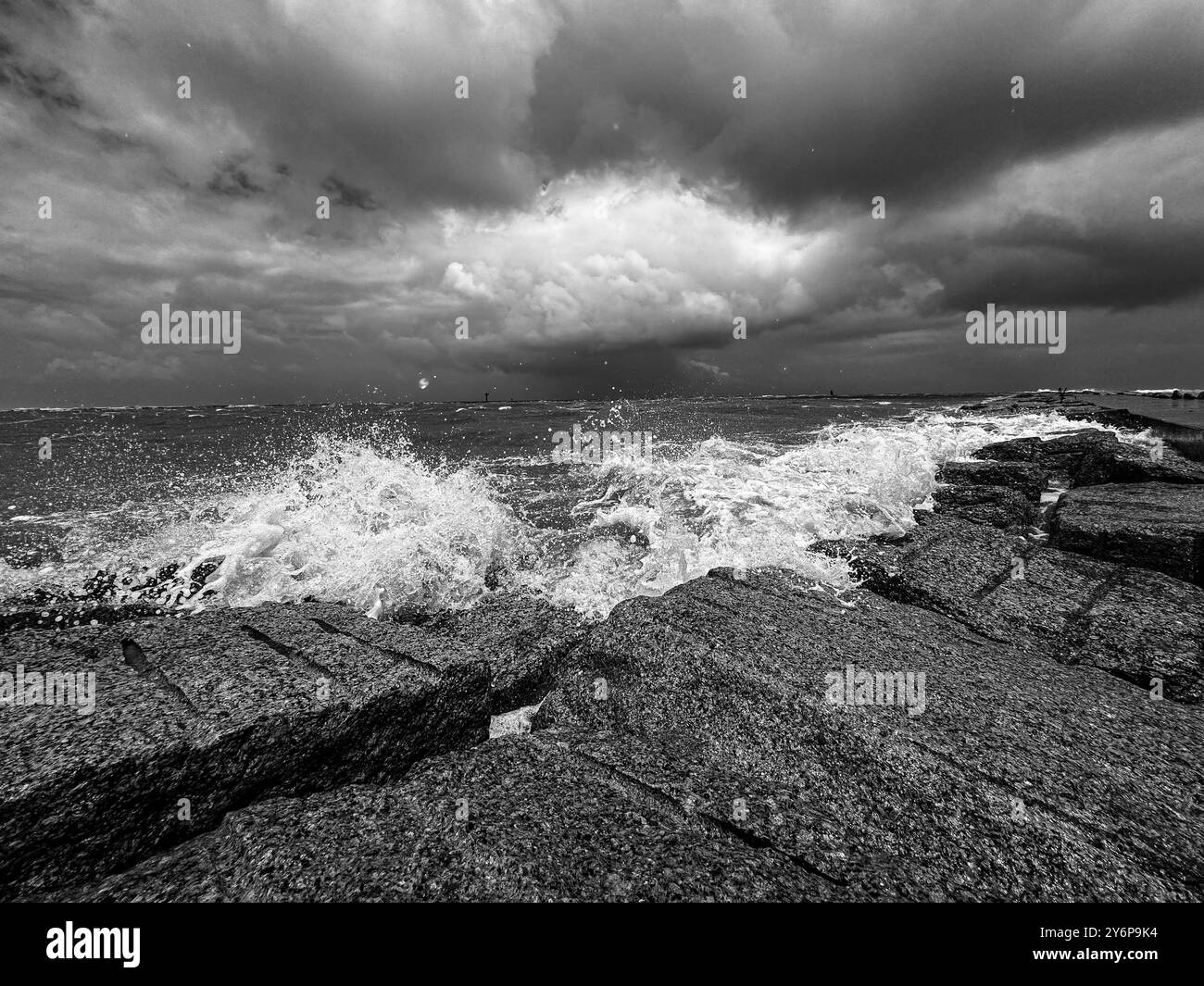 Heavy Storm Black And White Stock Photos Images Alamy