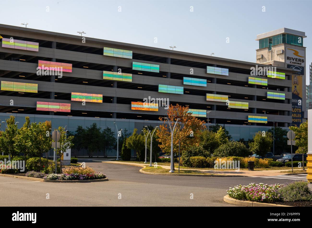 Rivers Casino formerly the SugarHouse casino building in the Fishtown neighborhood of Philadelphia PA Stock Photo