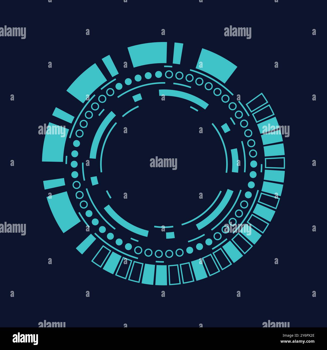 sci fi circle frame modern user interface element Technology futuristic ...