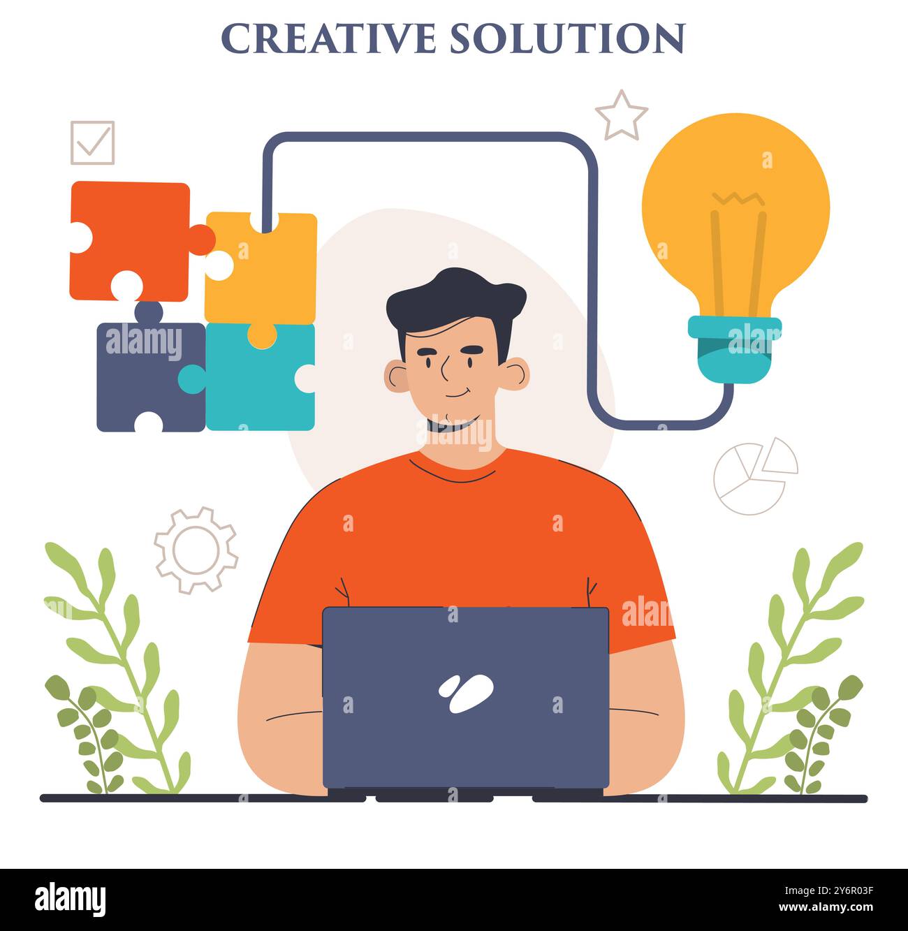 Finding solution generation creative Cut Out Stock Images & Pictures ...