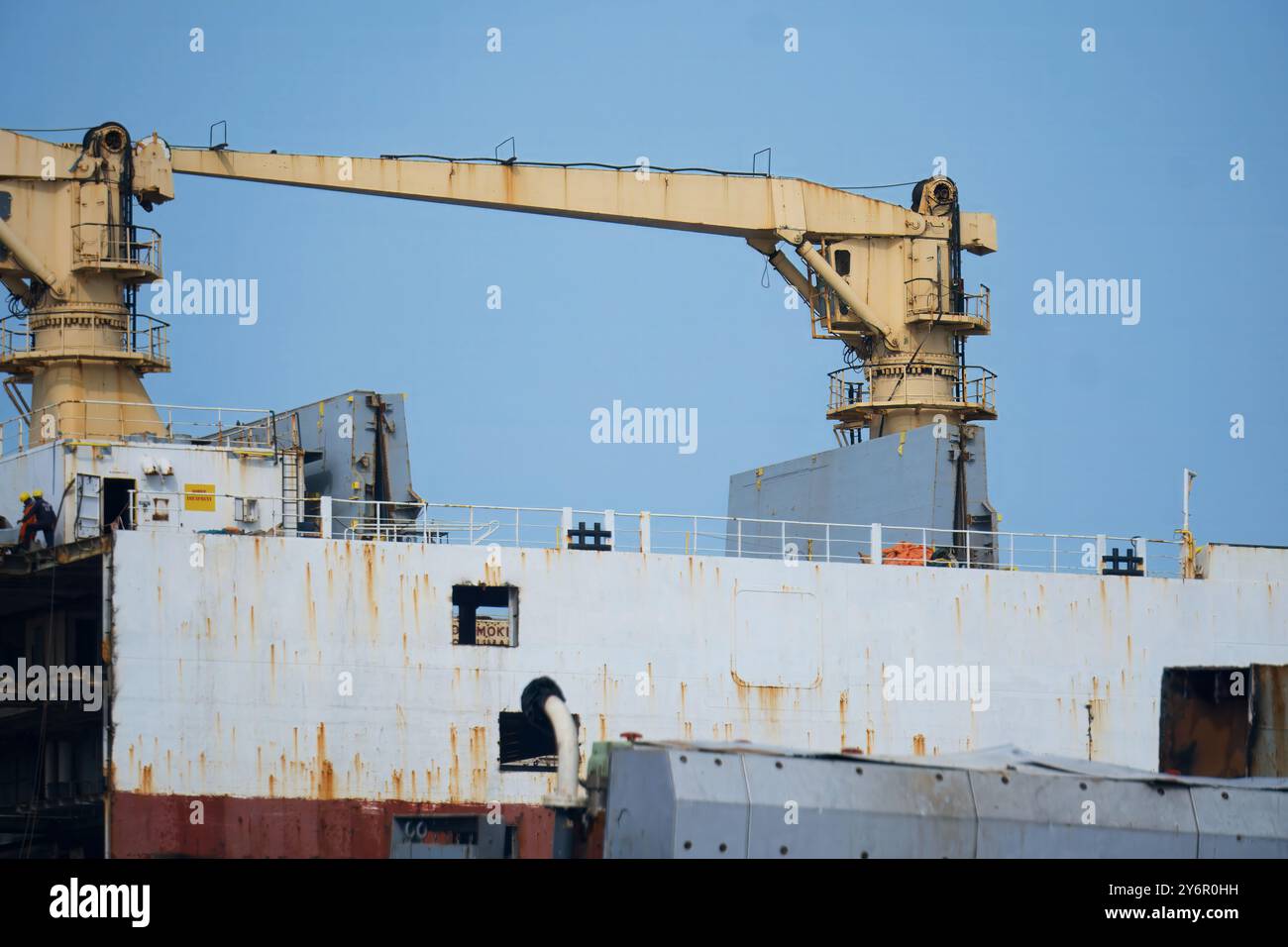 Experience the robust industrial activity at Alang Shipyard, where ...