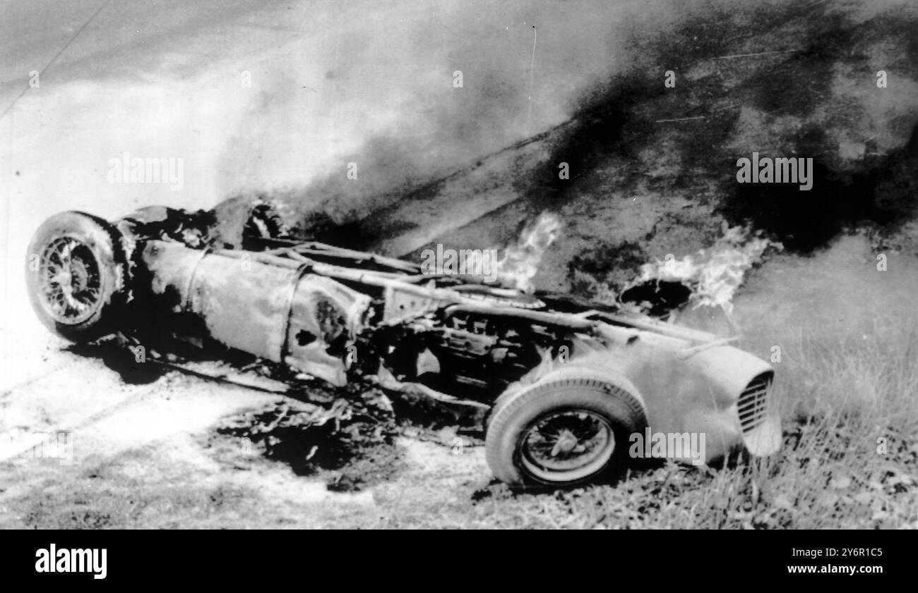 RACING DRIVER LOUIS MAIRE WILLY MAIRESSE SURVIVE A SRACH IN BELGIUM ...