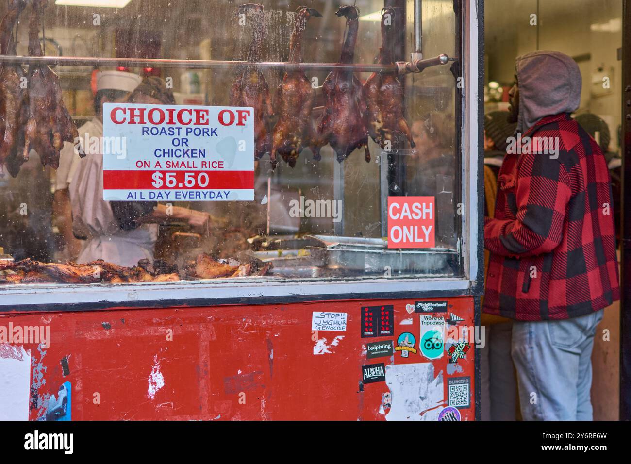 New York, United States September 26,2024 Window of a Chinese