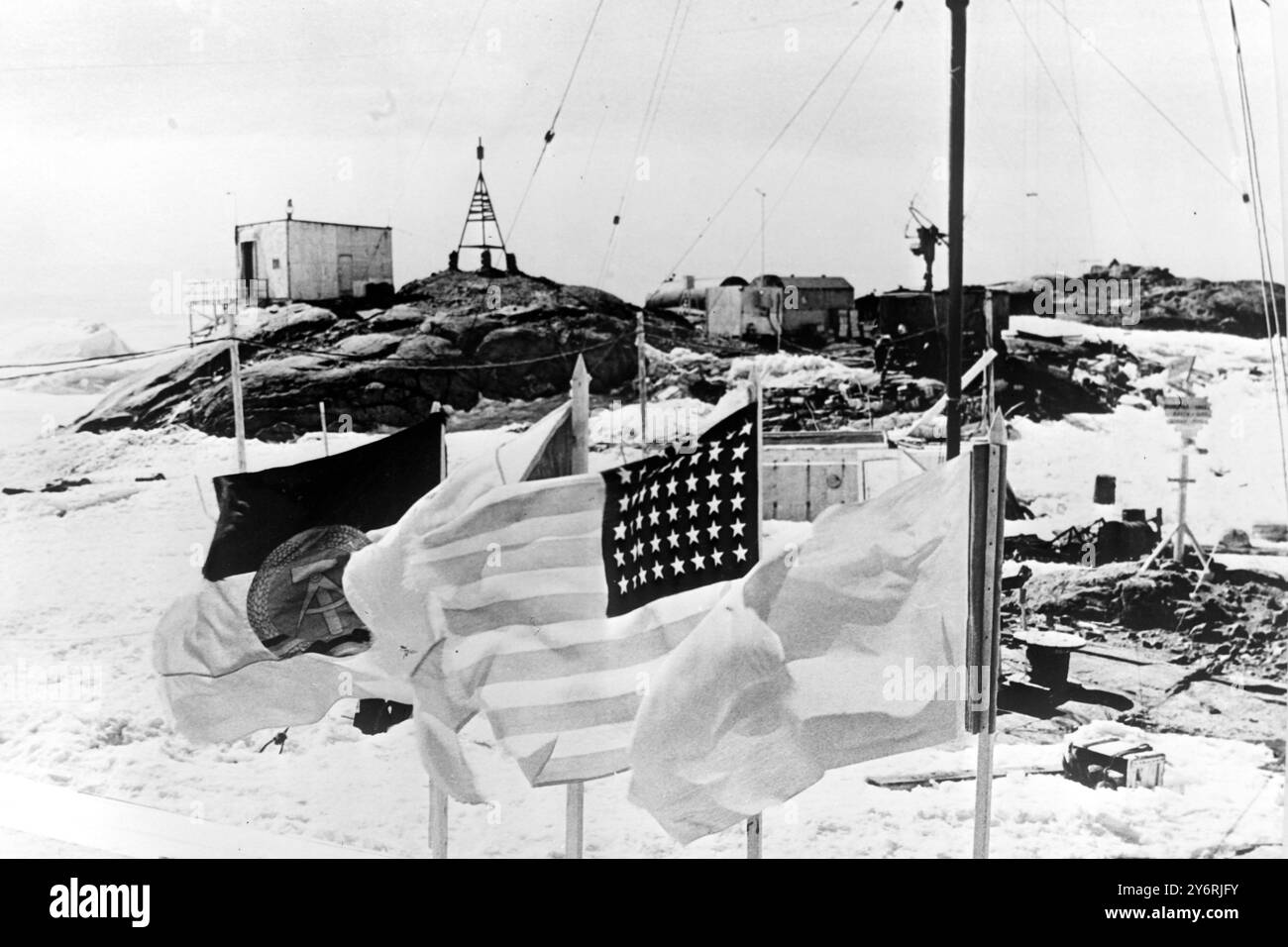 Expeditions Soviets In Antarctic 19 March 1962 Stock Photo Alamy