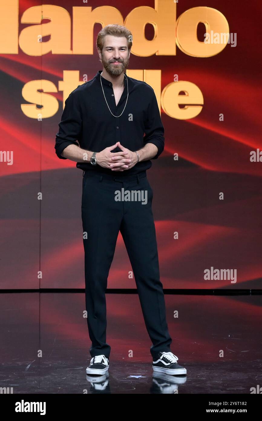 Rome Italy. 26th Sep 2024. Furkan Palali attends the photocall of Rai tv program Ballando con le stelle 2024 edition at Rai Auditorium del Foro Italico. Credit SOPA Images Limited Alamy Live News