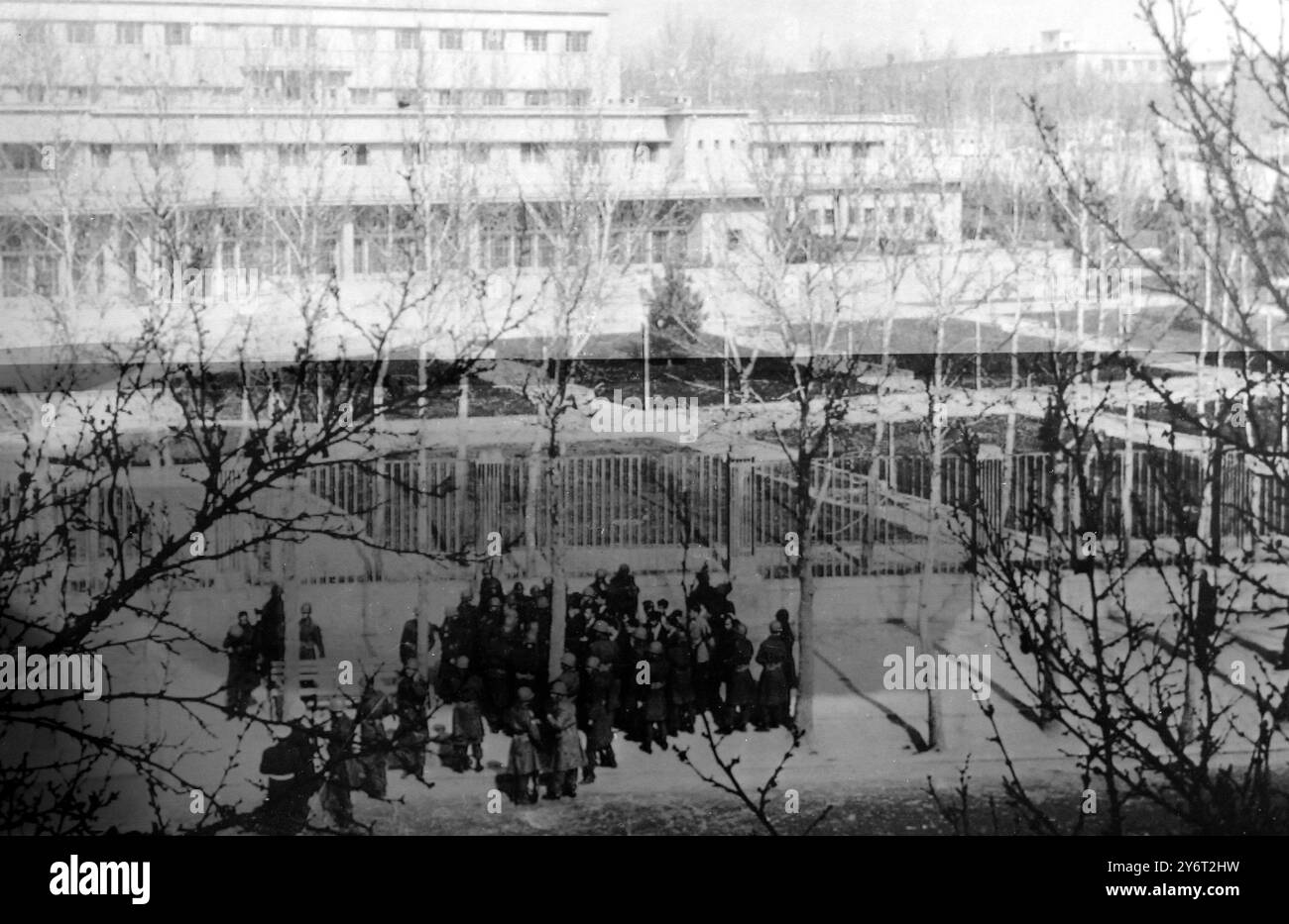 RIOTS POLICE PATROL UNIVERSITY AFTER DEMONSTRATIONS TEHERAN 24 JANUARY ...