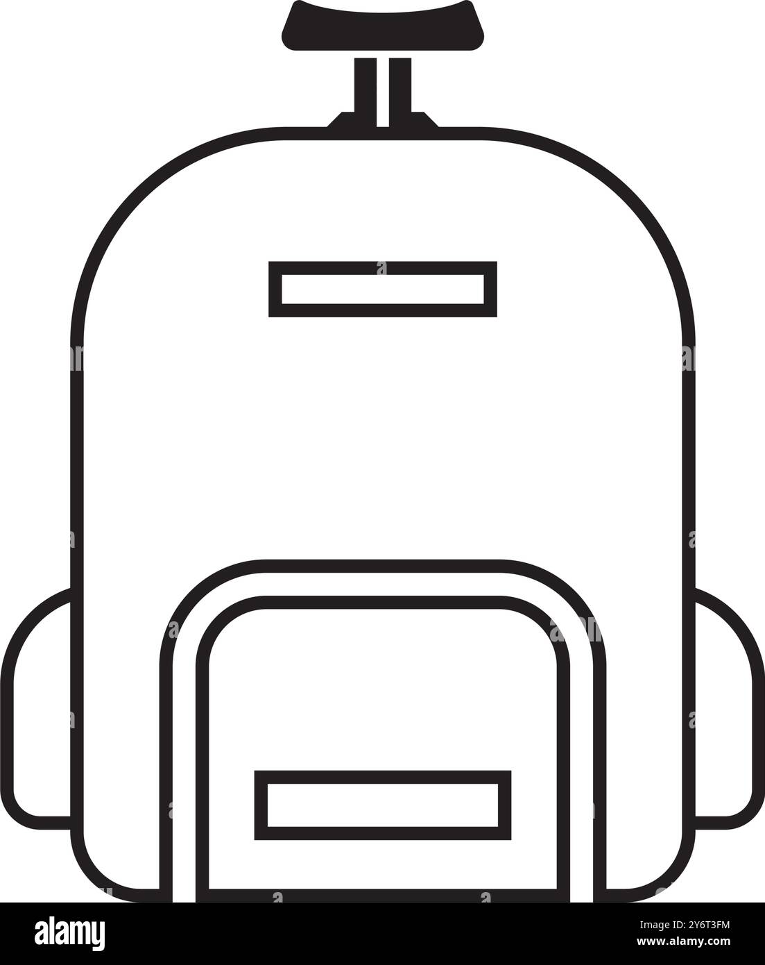 backpack icon vector illustration logo design Stock Vector