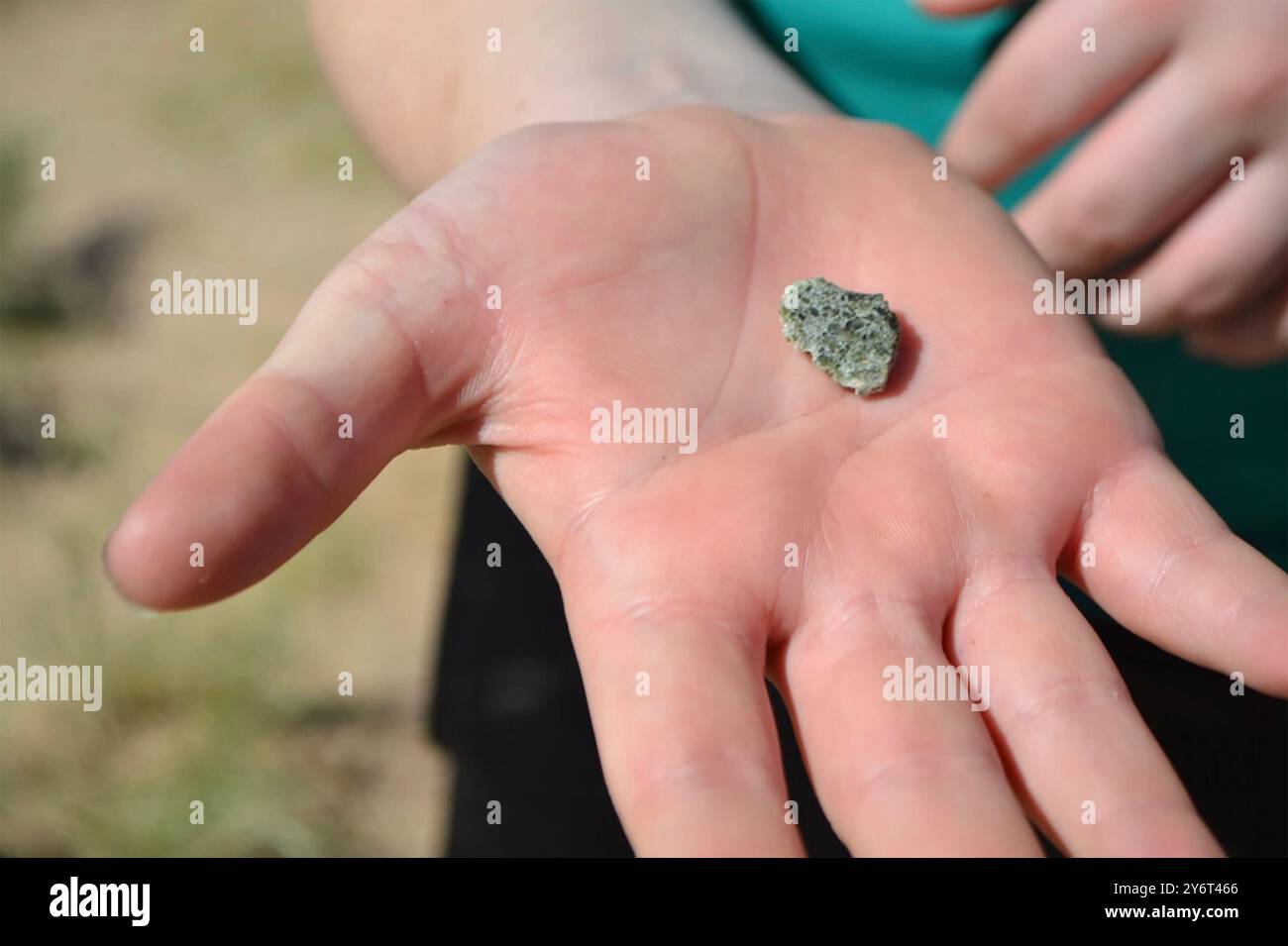 Trinitite, White Sands Missile Range, NM Stock Photo