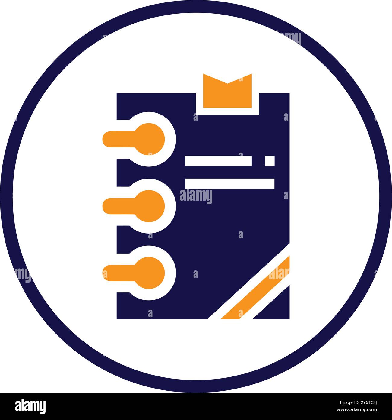 pen, notebook, pad, dairy, notebook diary icon Stock Vector
