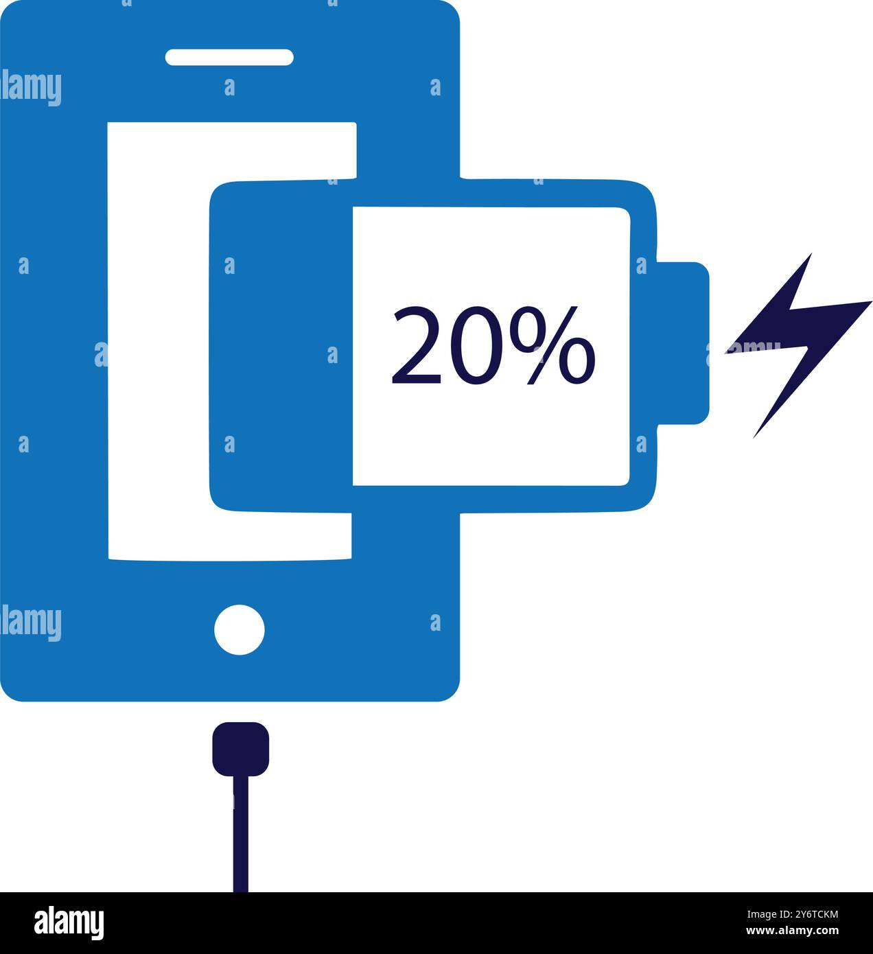 mobile, battery, charging, mobile phone battery charging icon Stock Vector
