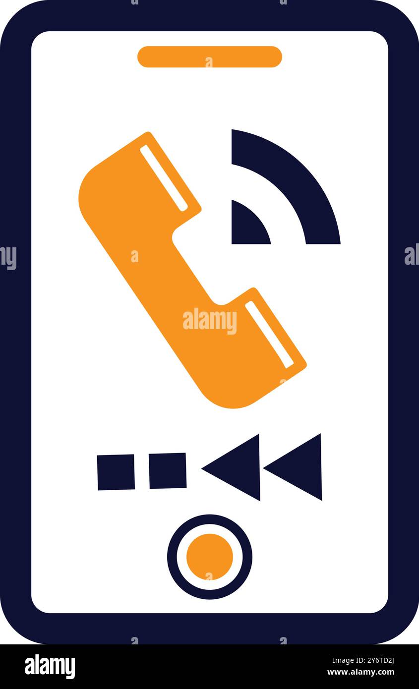 call, phone, receive, icon, Phone call icon Stock Vector Image & Art ...