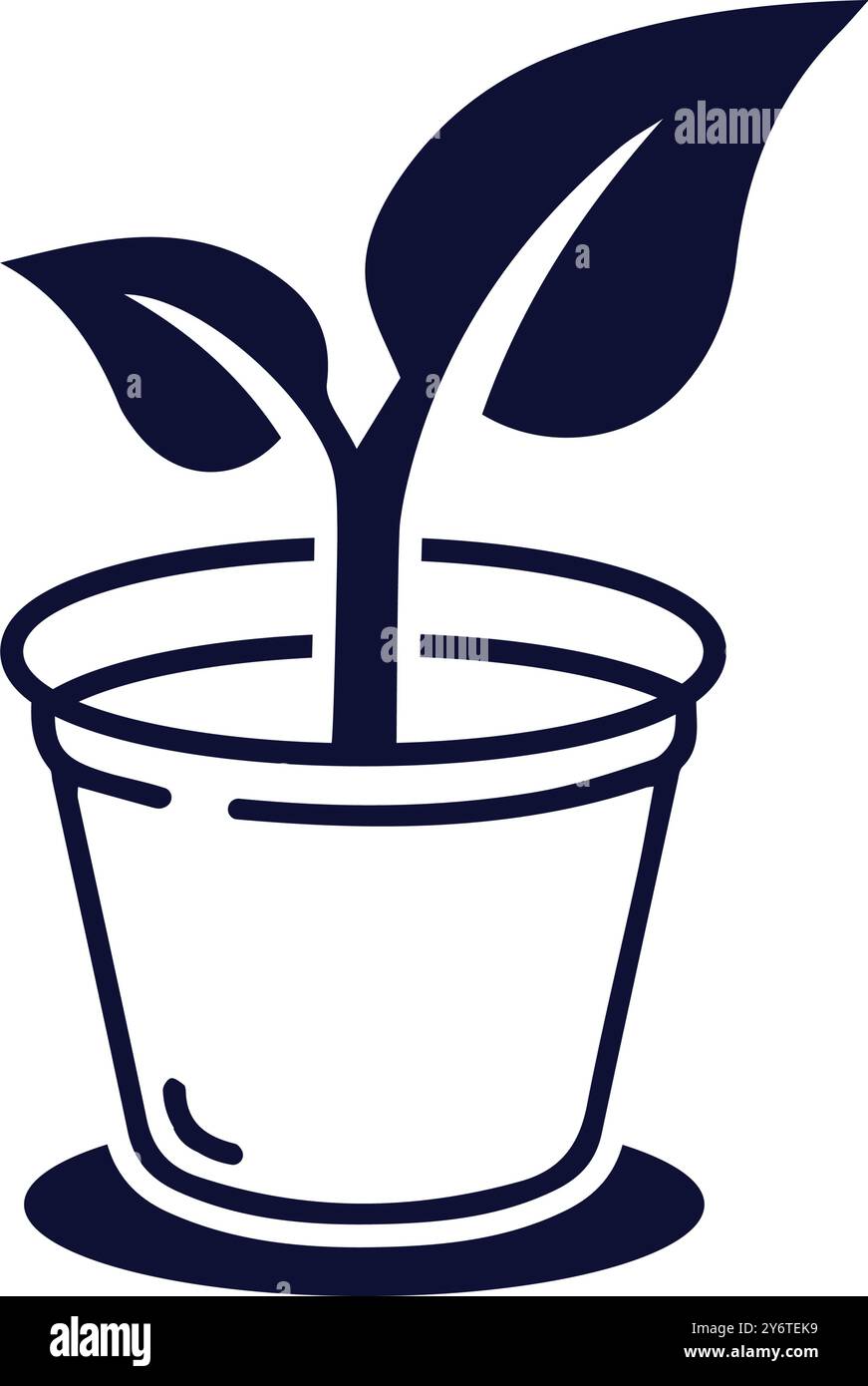 tree, pot, plant, plant in a pot icon Stock Vector Image & Art - Alamy
