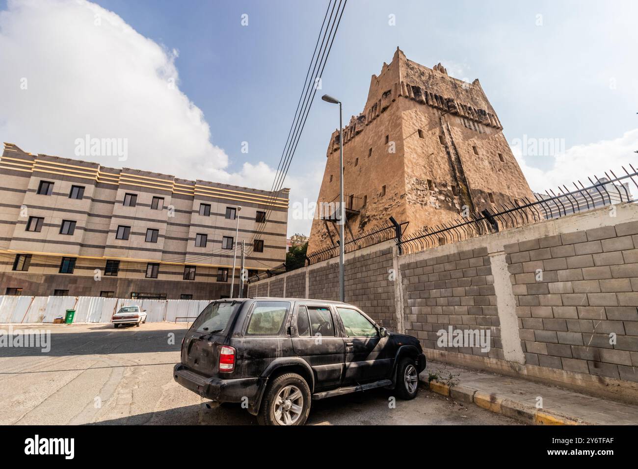 Ancient Shada Palace in Abha, Saudi Arabia Stock Photo