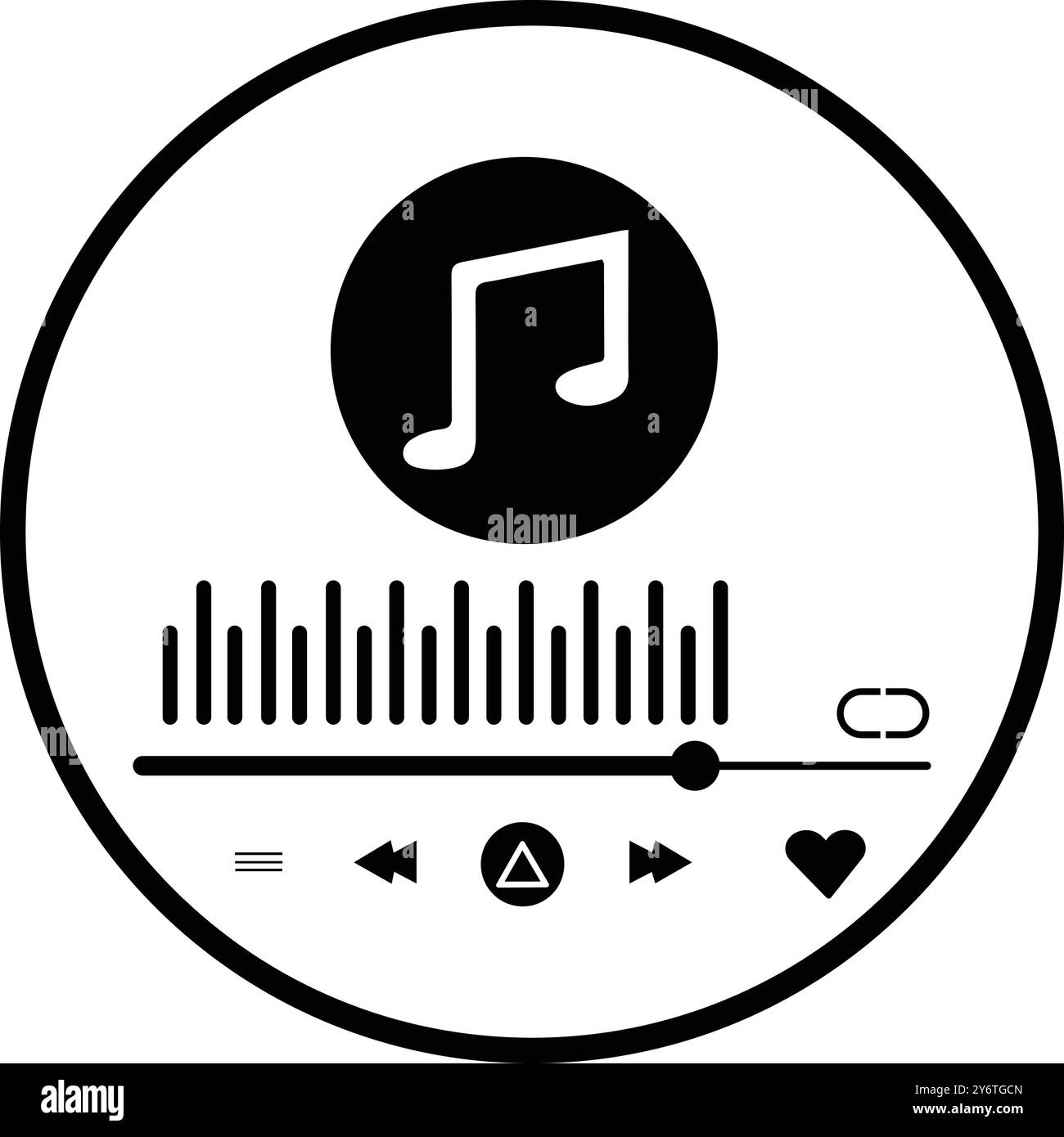 music, player, icon, audio, sound, music player icon Stock Vector Image ...