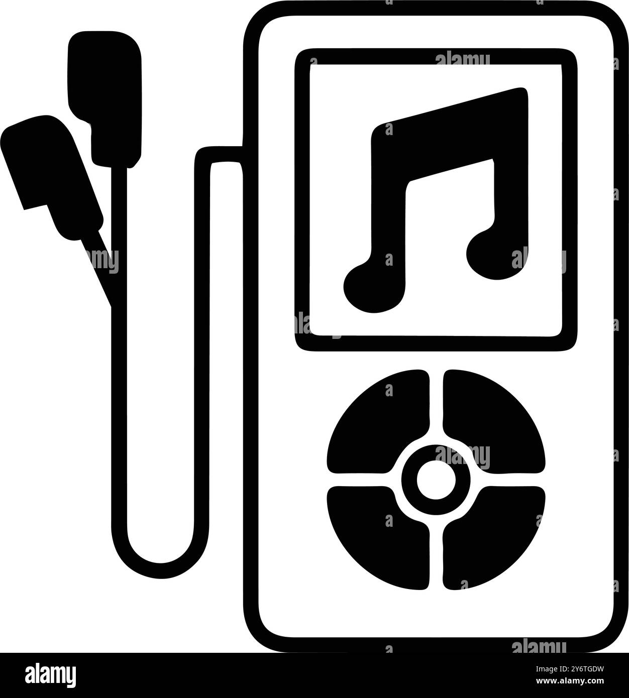 music, player, icon, audio, sound, music player icon Stock Vector Image ...