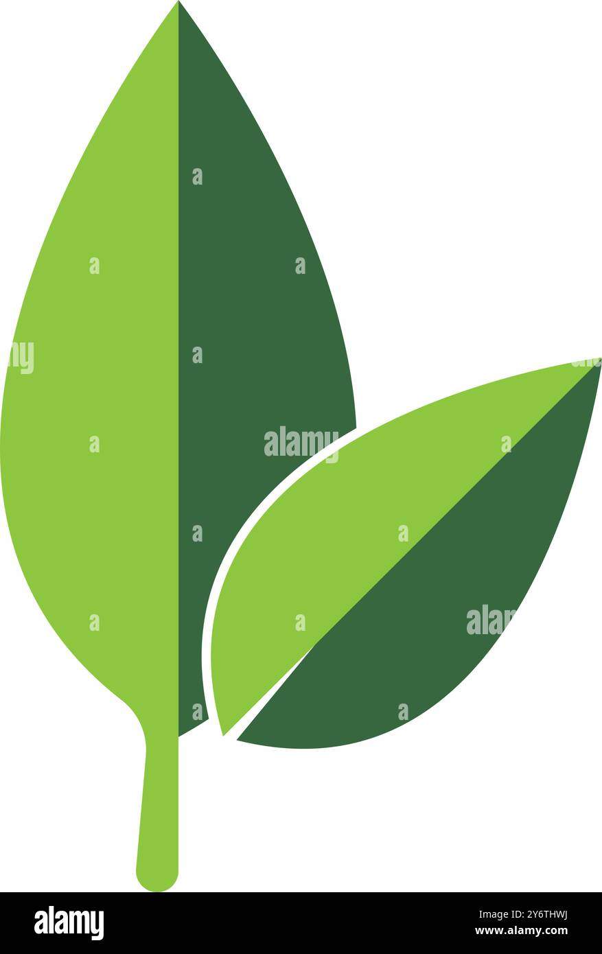 leaf logo vector illustration symbol design Stock Vector