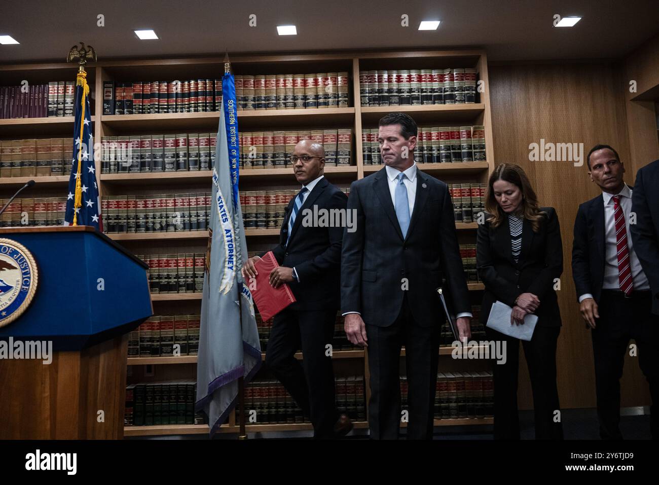 New York, USA. 26th Sep, 2024. U.S, Attorney for the Southern District ...