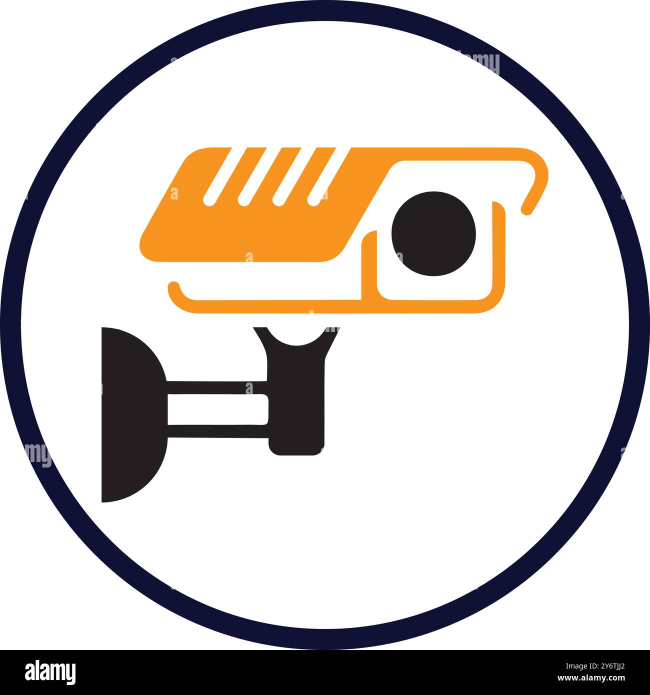 camera, cc camera, security camera service icon Stock Vector