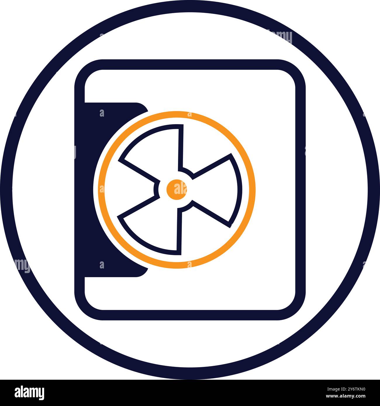 sign, fan sign, radiation radioactive sign icon Stock Vector Image ...