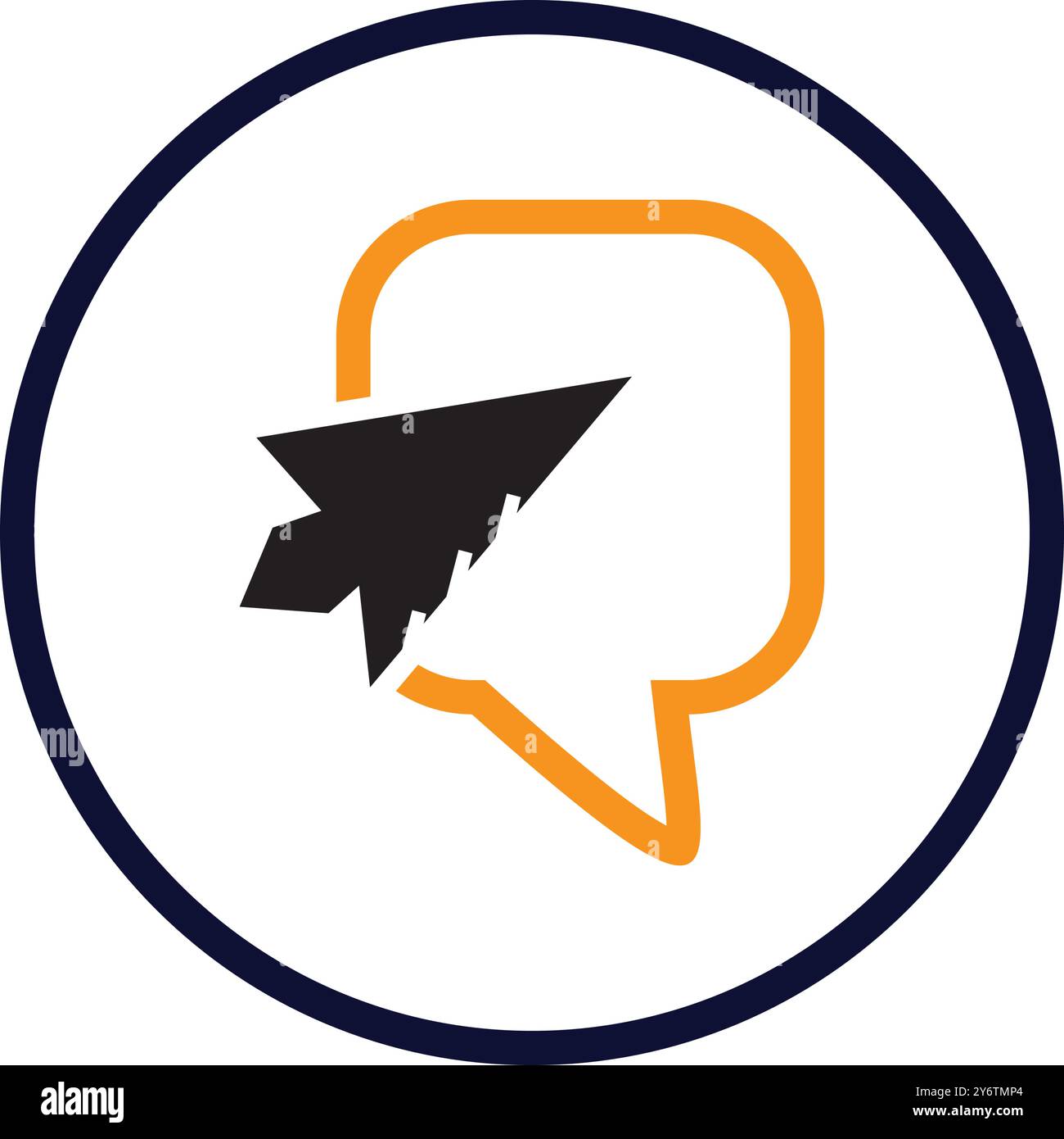 search, magnify, home, chat, social, plane icon Stock Vector