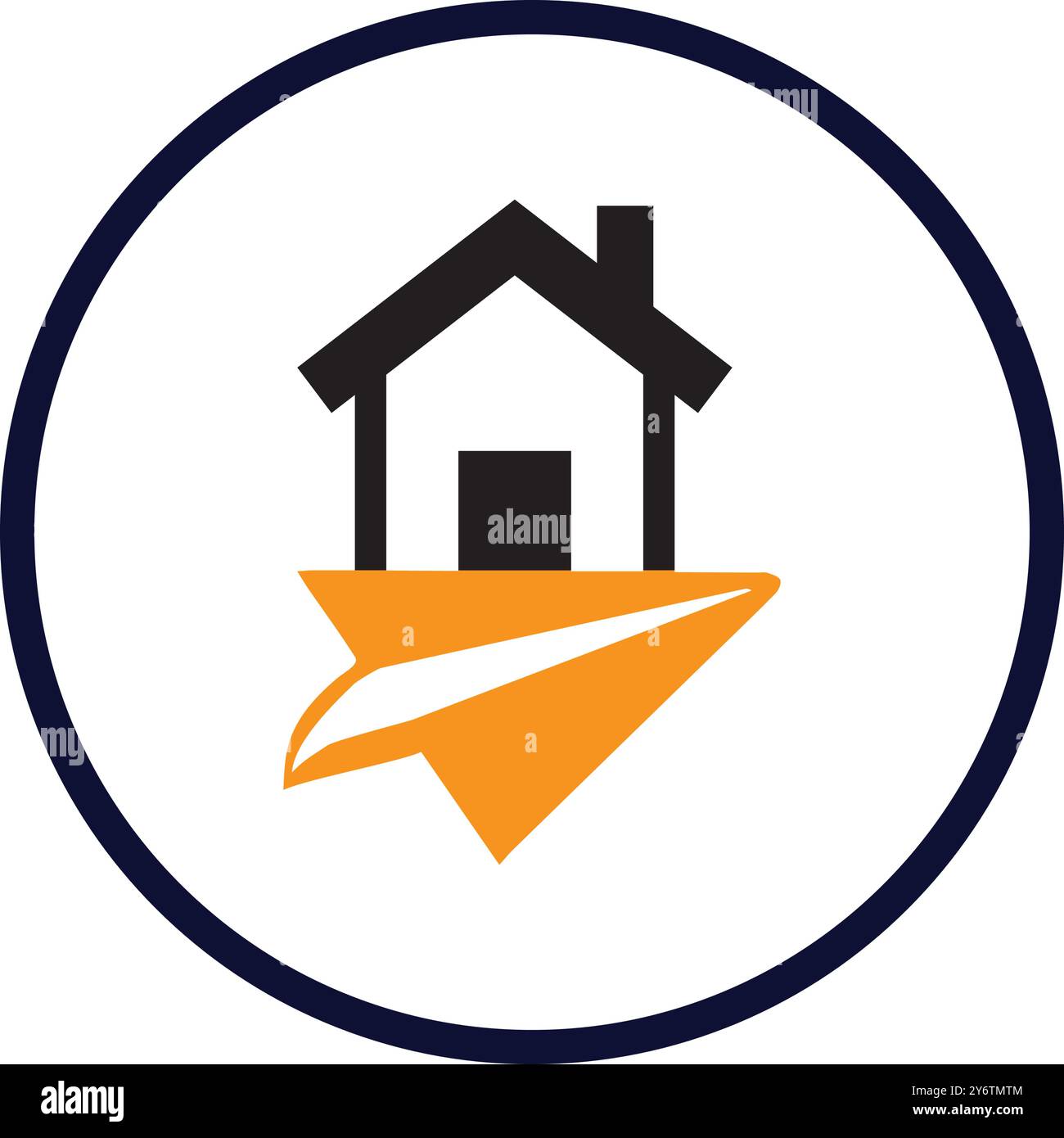 search, magnify, home, chat, social, plane icon Stock Vector