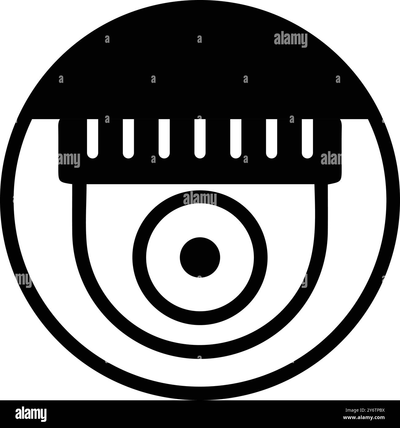 camera, cc camera, security camera service icon Stock Vector