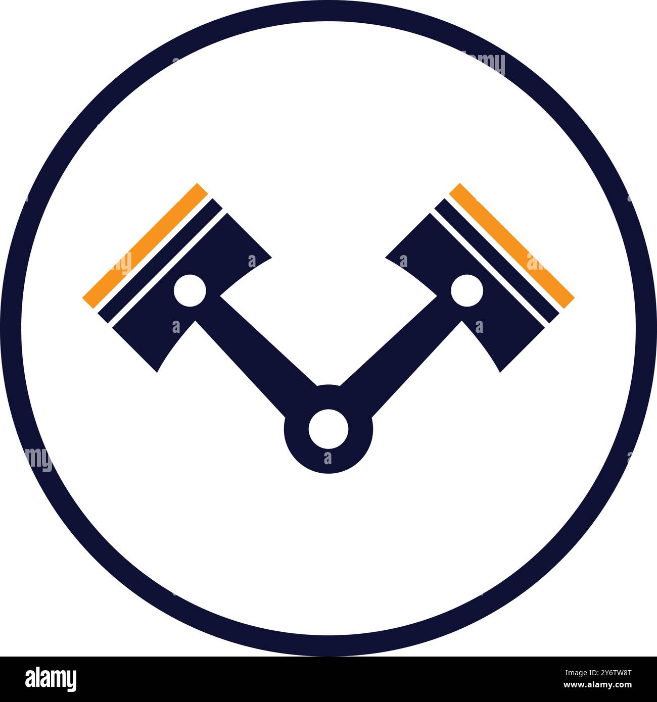 machine, equipment, piston icon Stock Vector