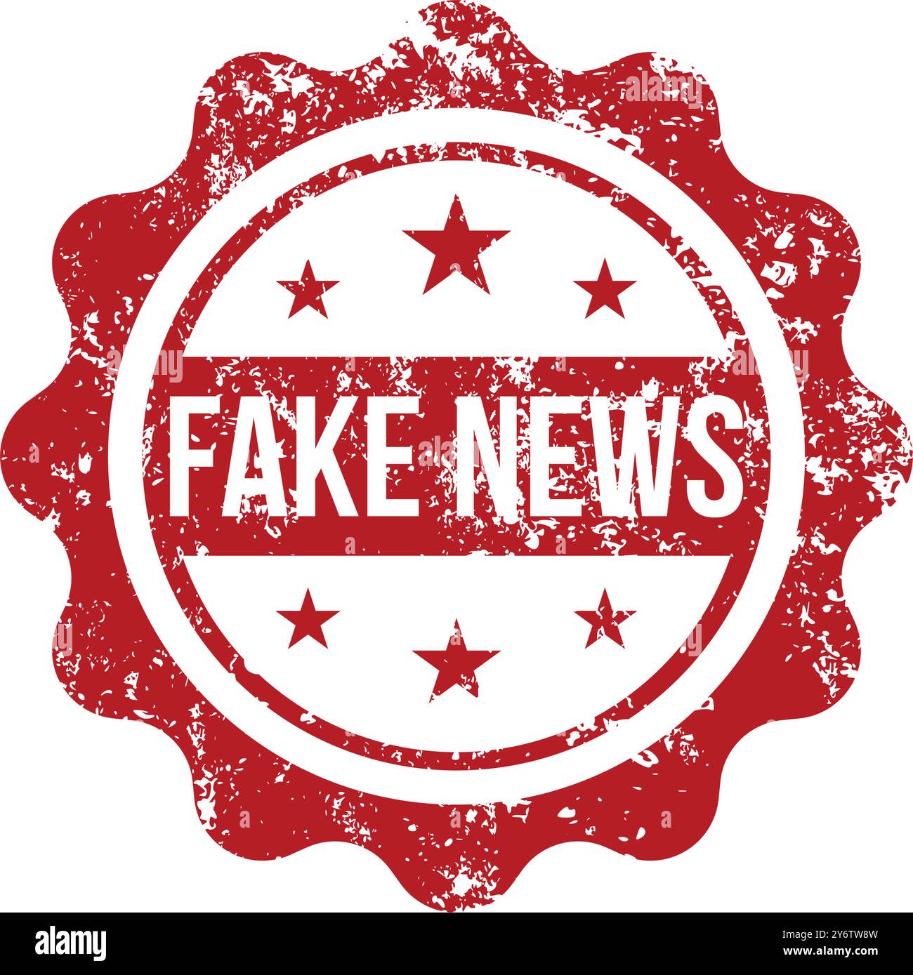 Fake news - red rubber stamp Stock Vector Image & Art - Alamy