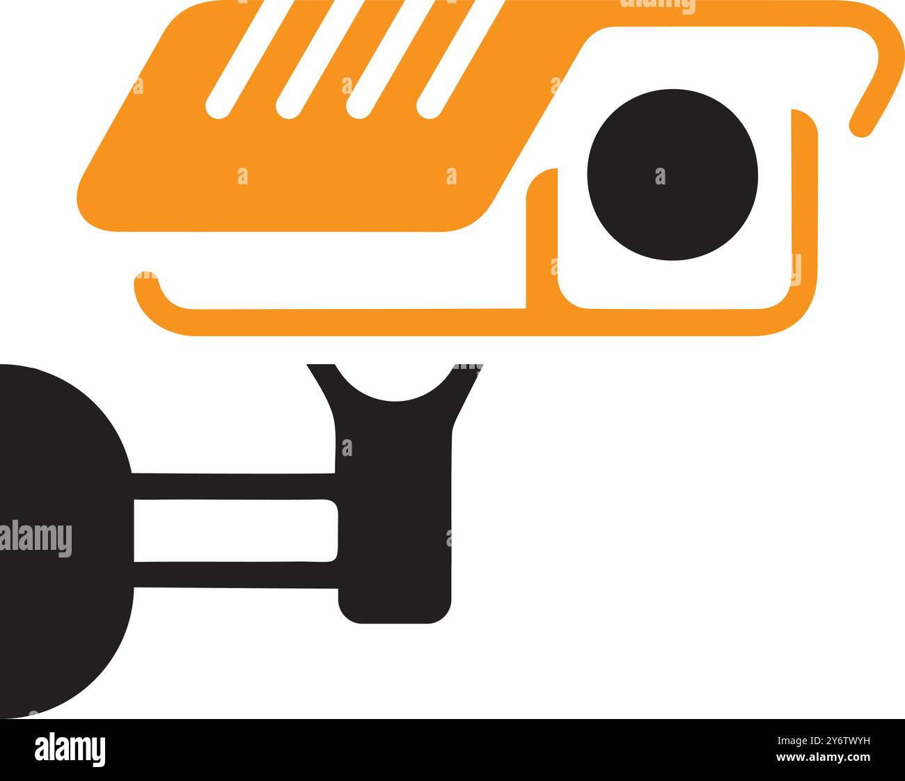 camera, cc camera, security camera service icon Stock Vector