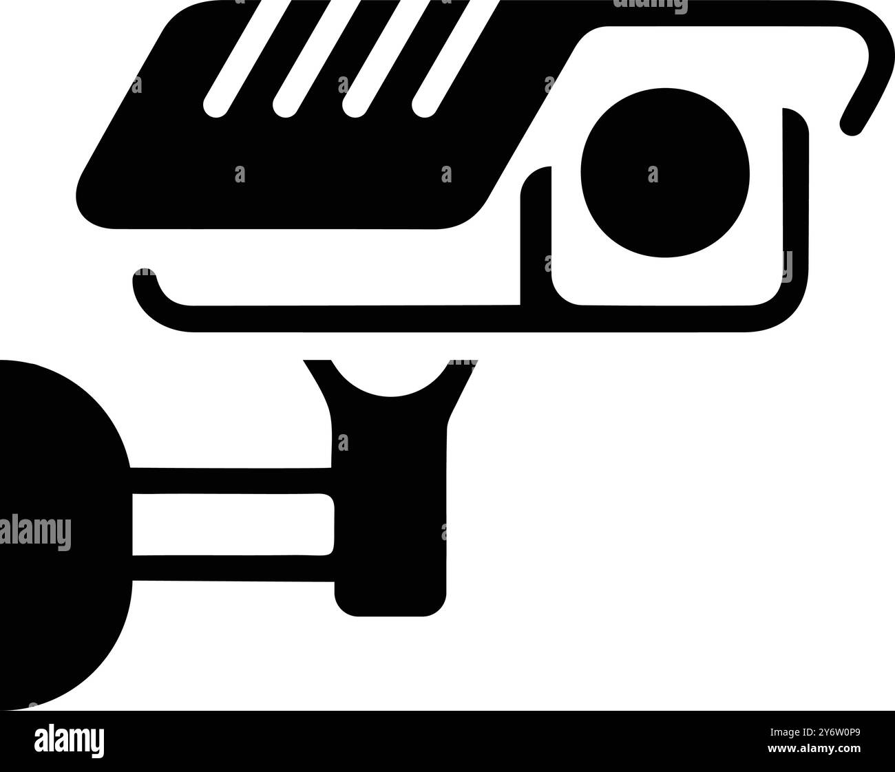 camera, cc camera, security camera service icon Stock Vector