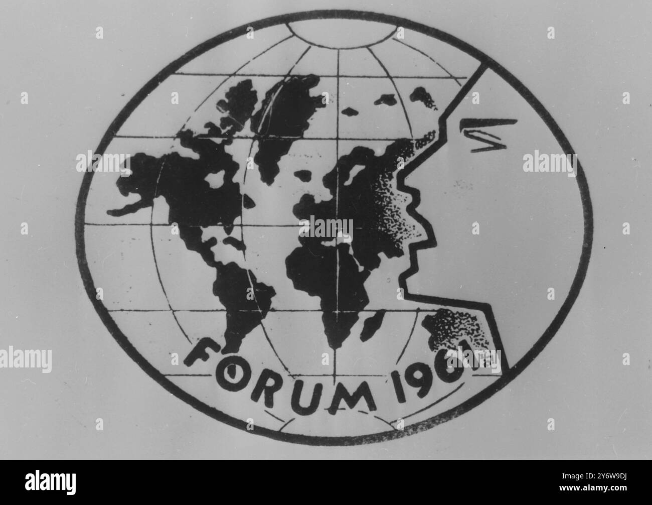 WORLD ARTISTS IMPRESSION OF WORLD SHOW MANS FACE 24 MAY 1961 Stock ...
