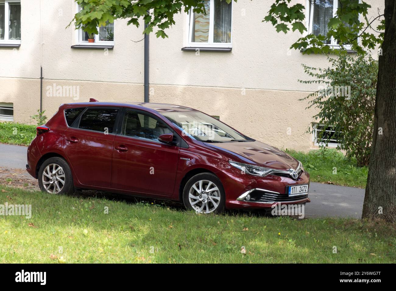 Toyota corolla hybrid hi-res stock photography and images - Alamy