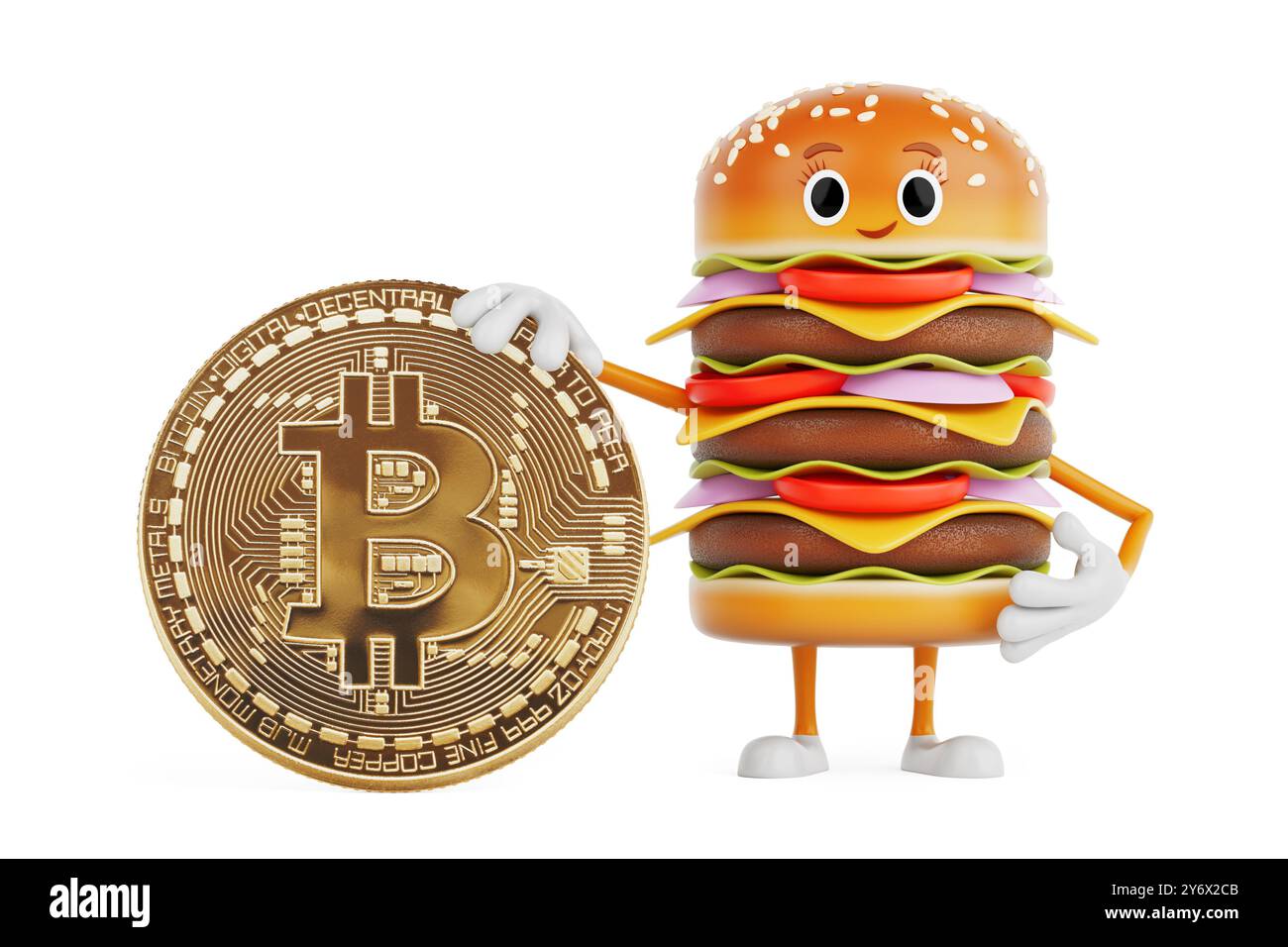 Bit coin burger hi-res stock photography and images - Alamy