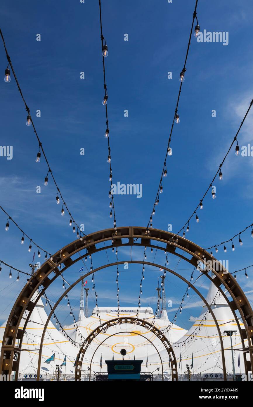 Arches main entrance corridor made of illuminated industrial style ...