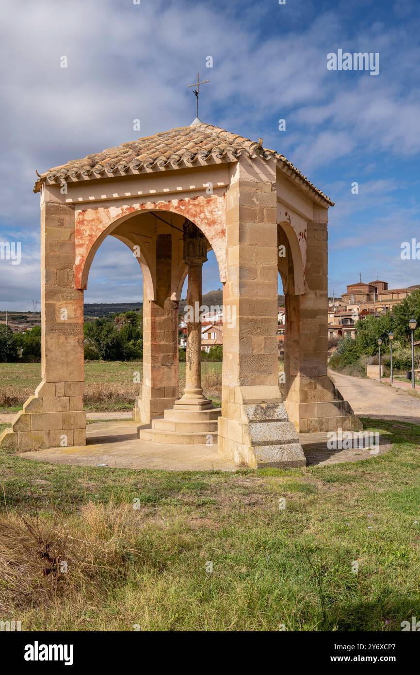 Corera Covered cruise, 16th - 17th century, Corera, La Rioja , Spain, Europe ...