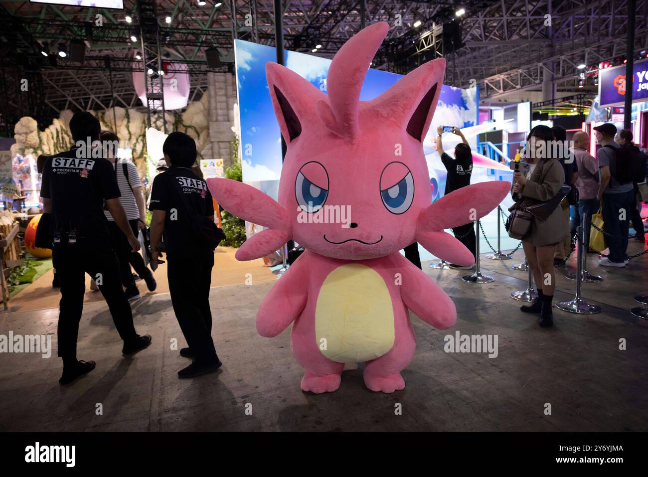 Chiba Japan 26th Sep 2024 Mascot Of Popular Video Game Palworld At Chiba Japan 26th Sep 2024 Mascot Of Popular Video Game Palworld At