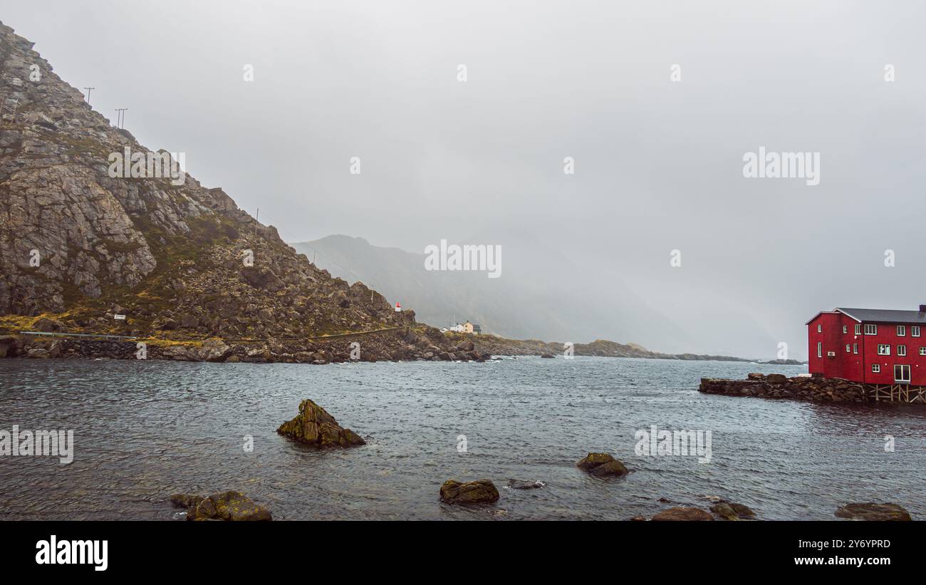 Nyksund fishing village in vesteralen hi-res stock photography and ...