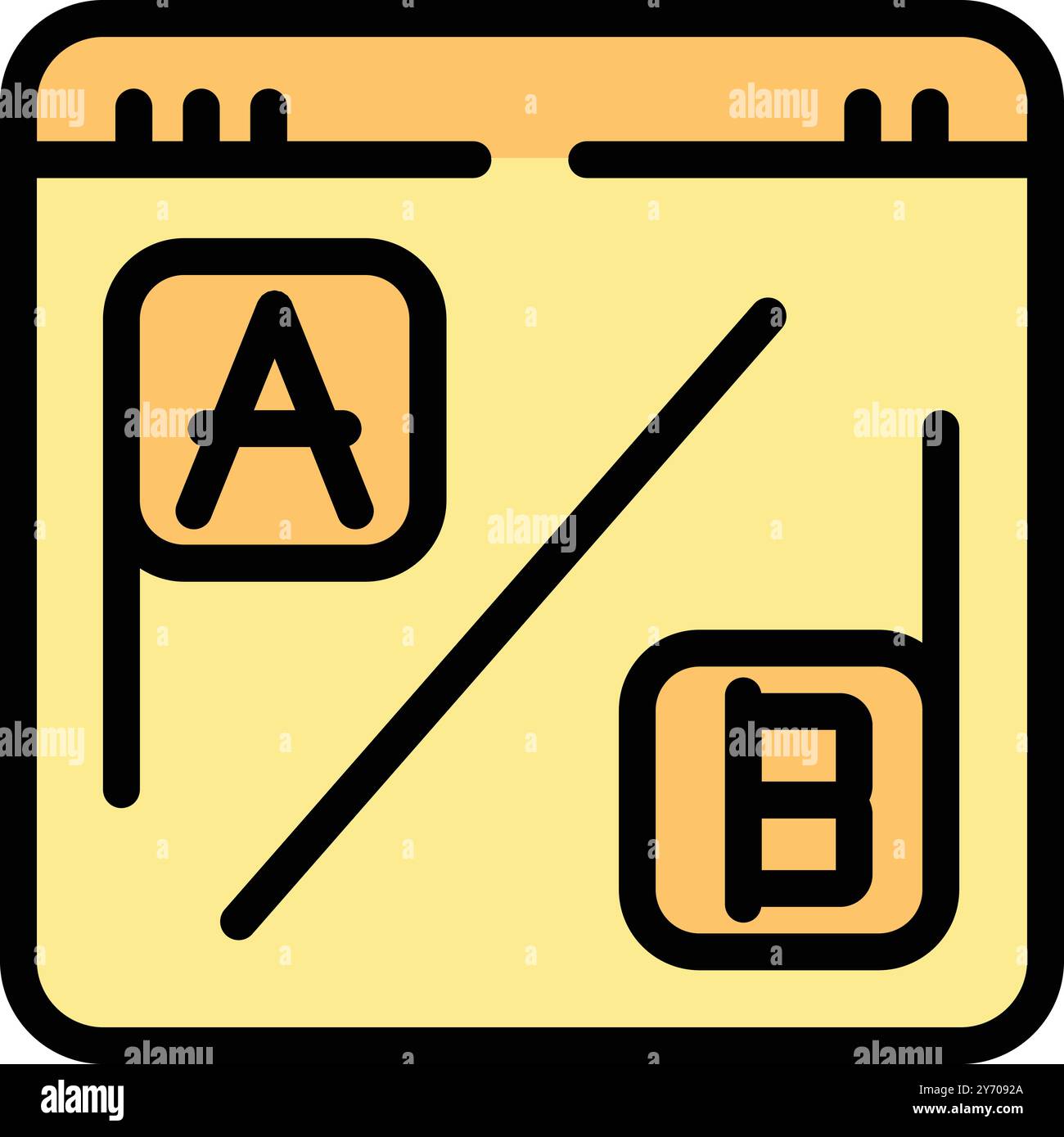 Ab testing experiment results being displayed on a web page, showing ...