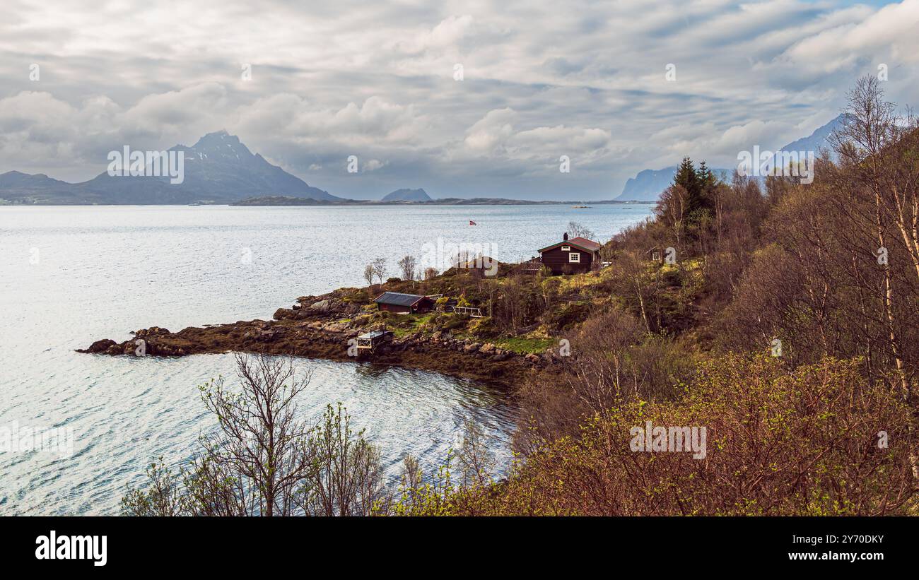 nature sceneries inside the Vesteralen Islands, Norway Stock Photo - Alamy