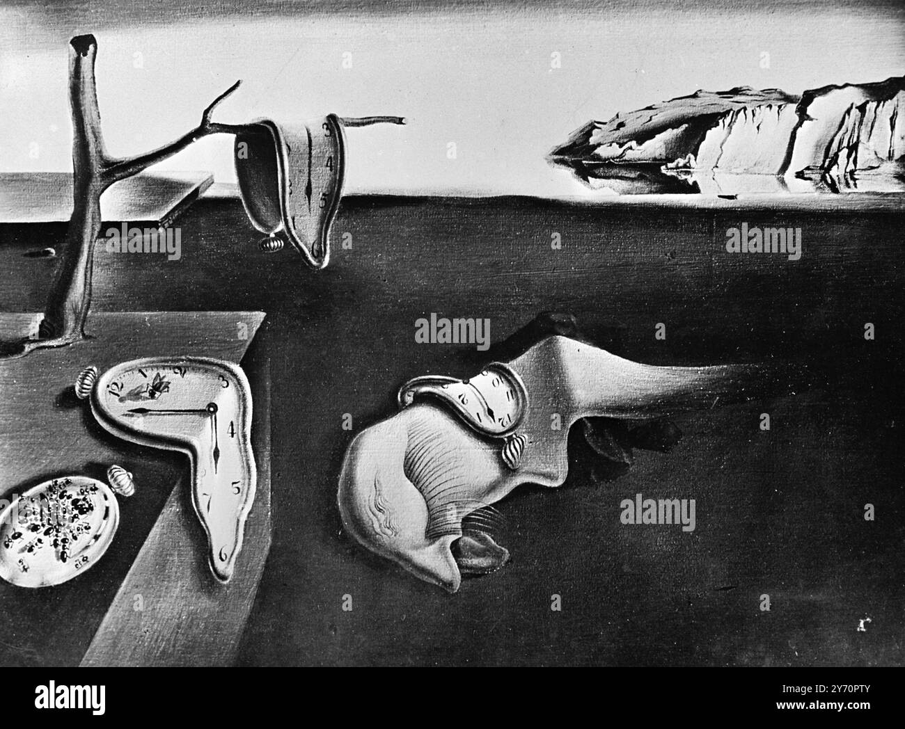 The persistence of memory hi-res stock photography and