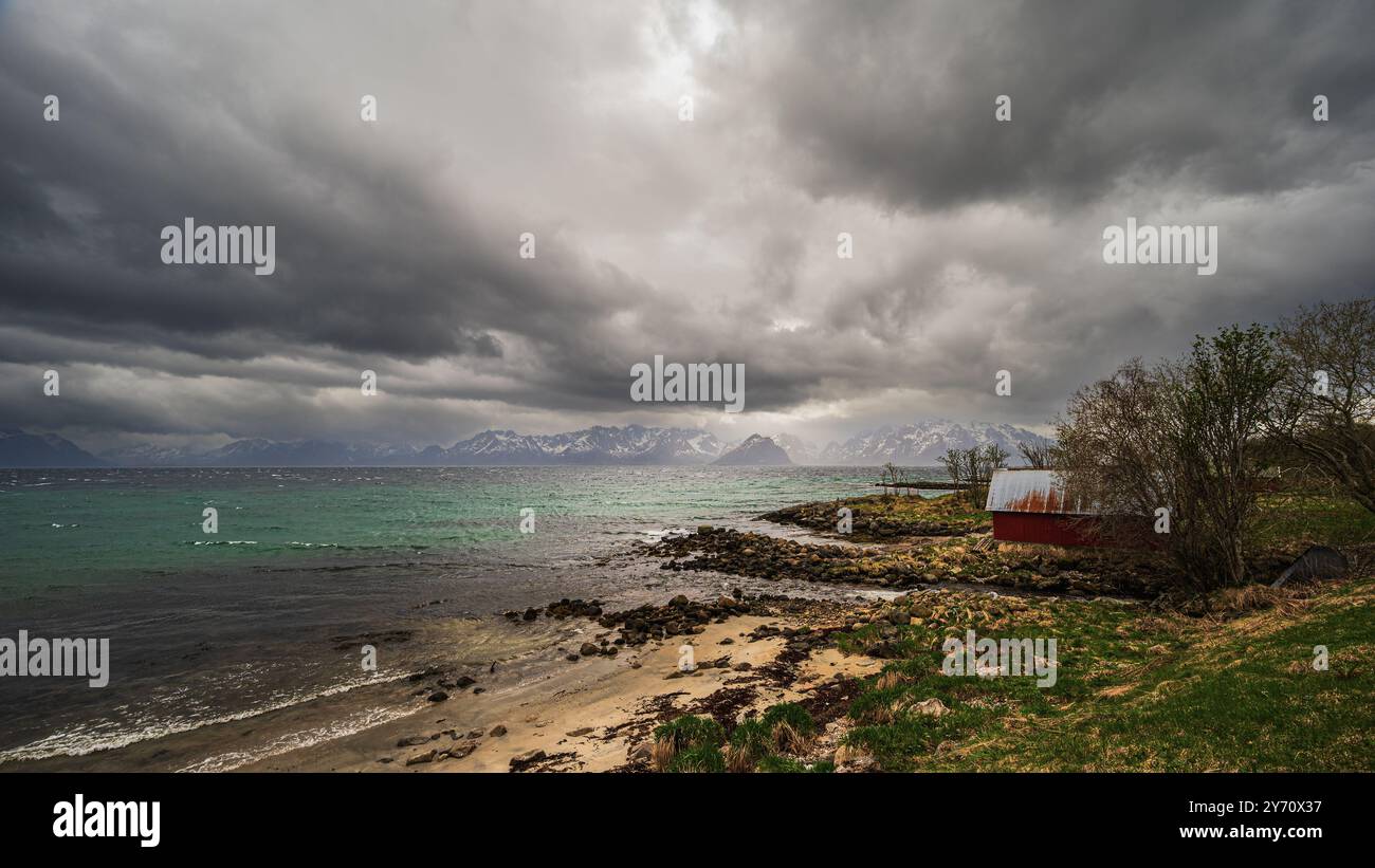 nature sceneries inside the Vesteralen Islands, Norway Stock Photo - Alamy