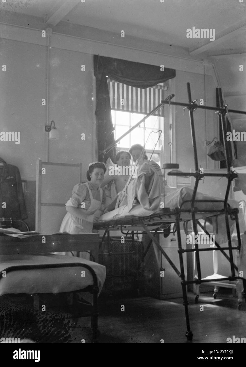 Hospital - Wartime .   1945 Stock Photo