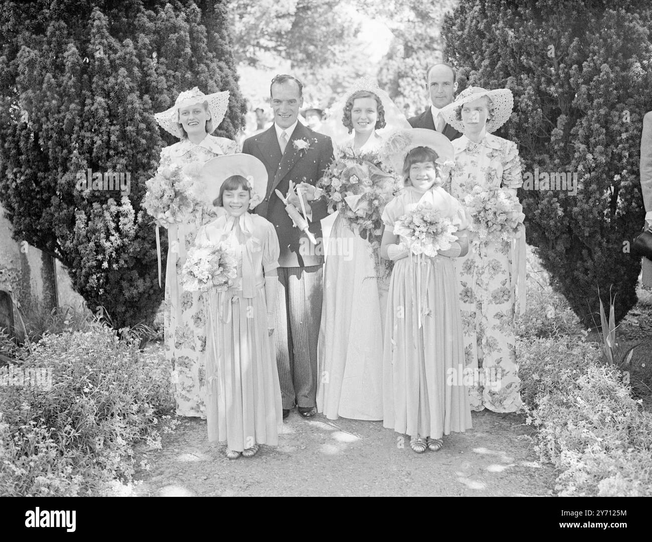 1940 bridesmaid dresses Vintage 1940s bridesmaid dresses with sheer details