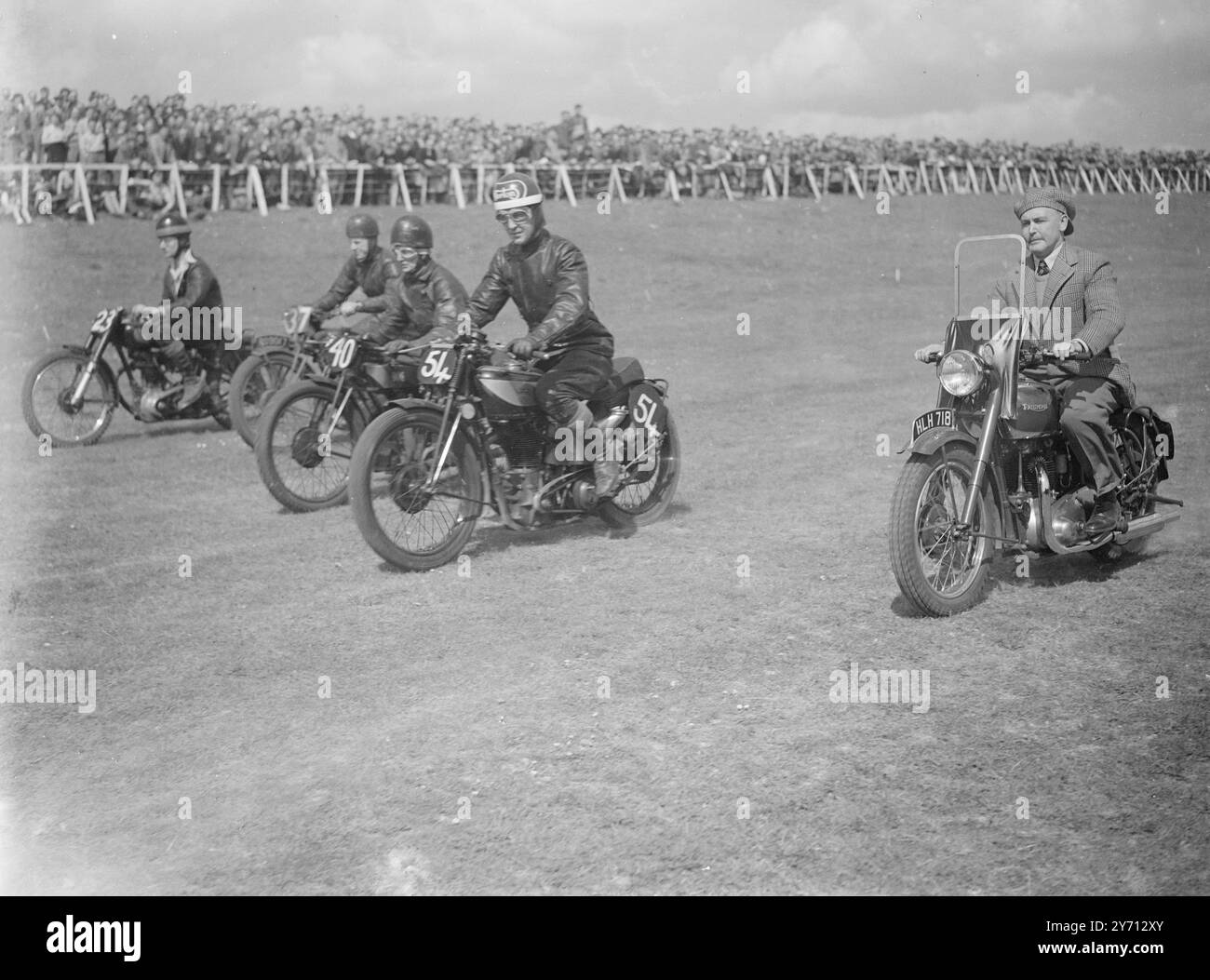 Motor Cycle Racing. Brands Hatch. 1940 Stock Photo - Alamy