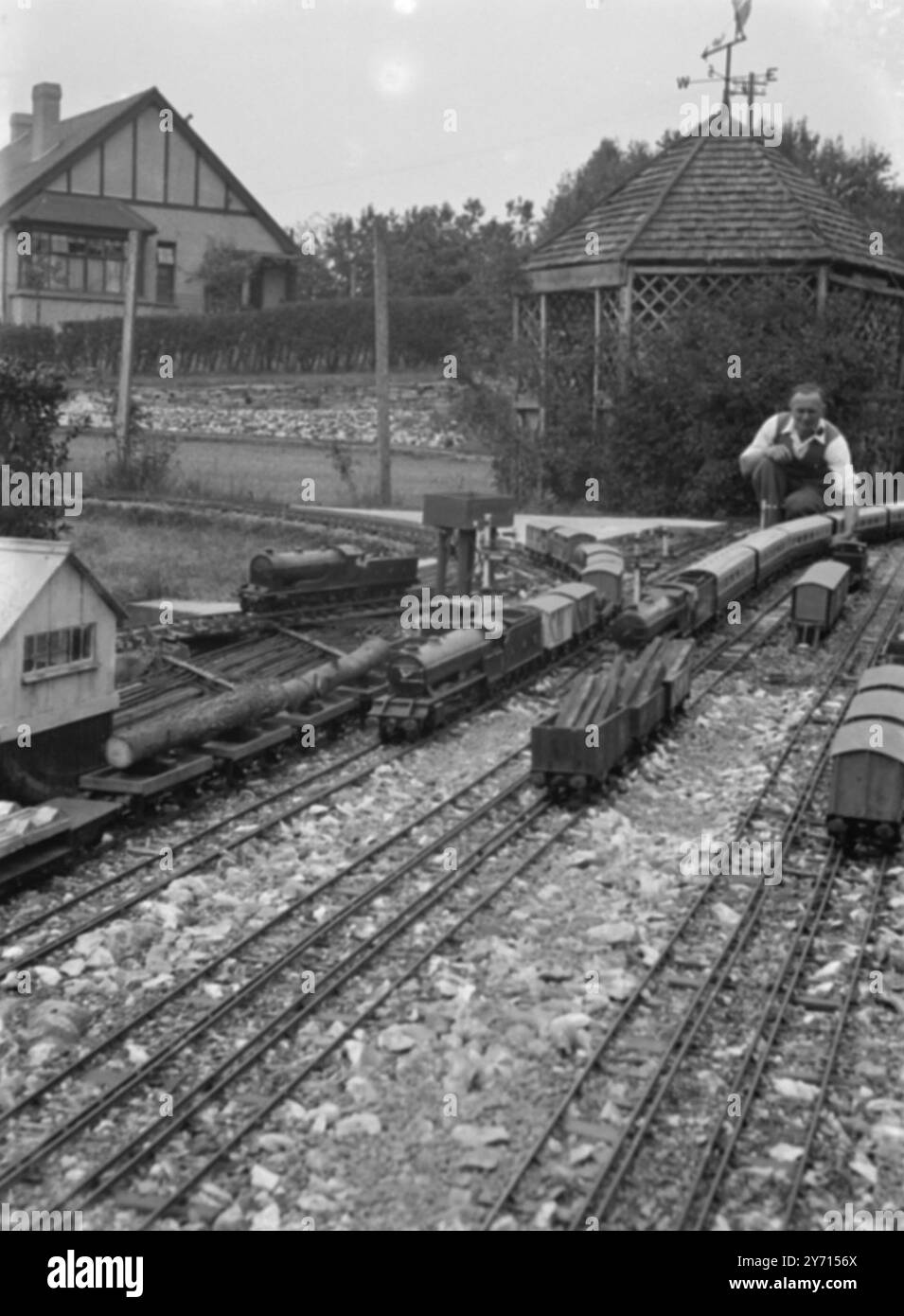 Model Railway . 1940 Stock Photo - Alamy