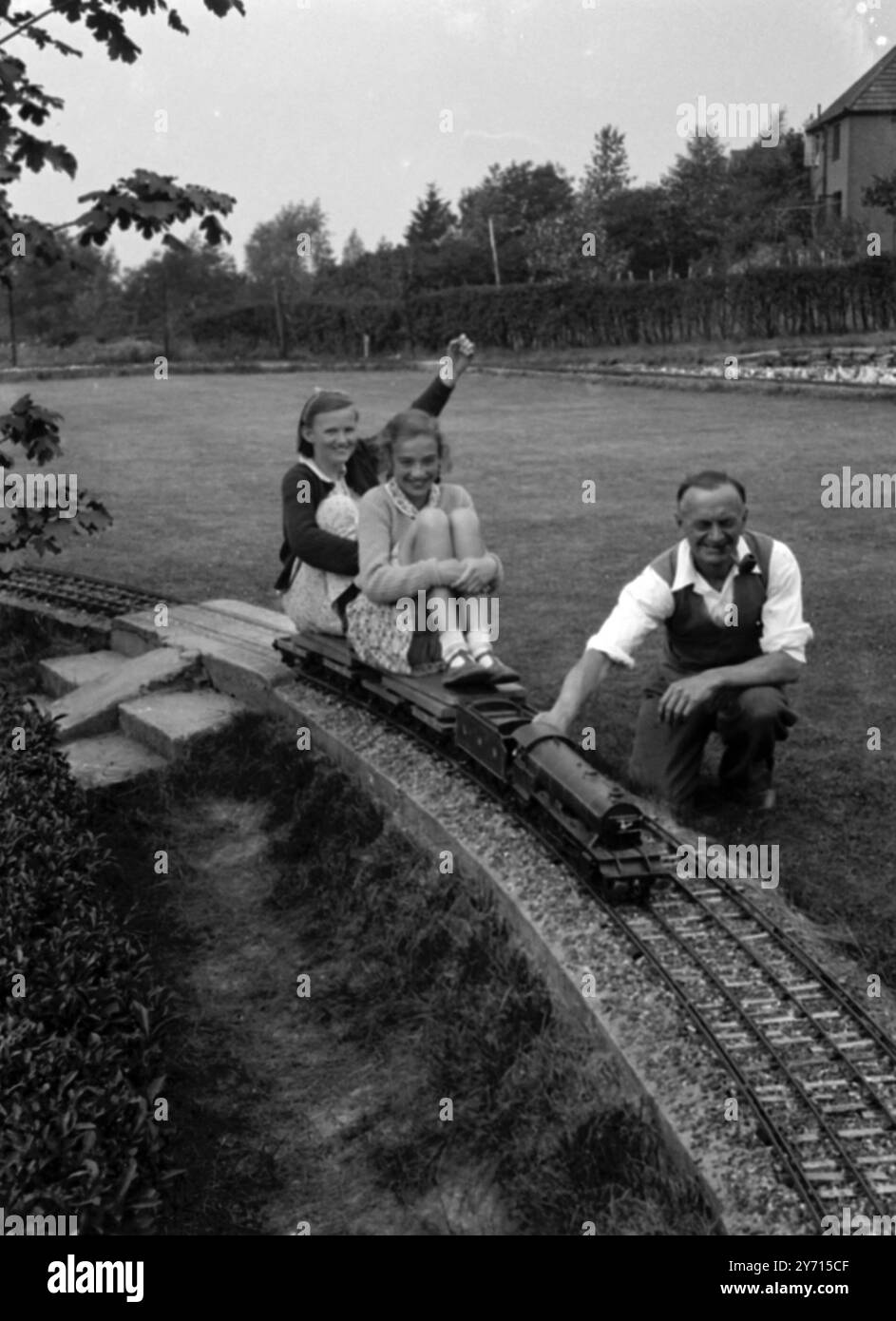 Miniature railway 1940s hi-res stock photography and images - Alamy