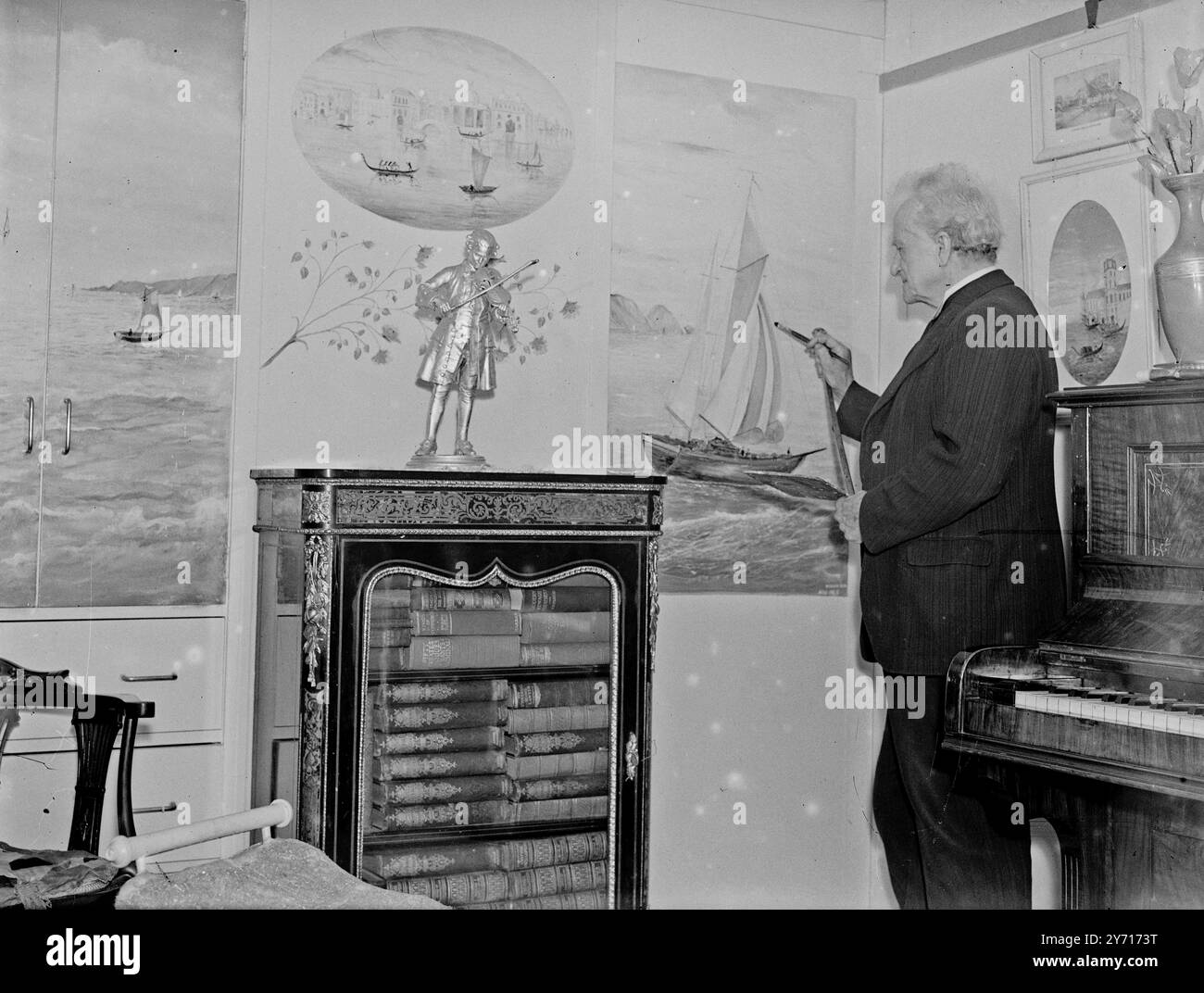 Artist .   1940 Stock Photo